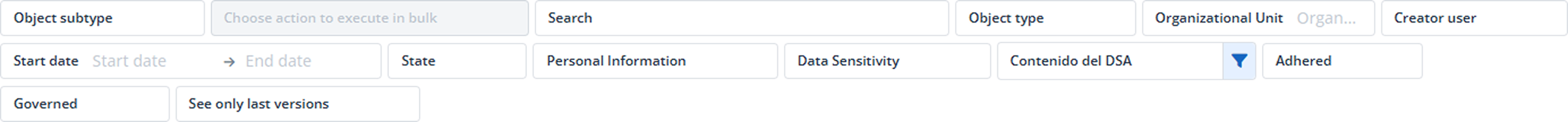 Filters content 1
