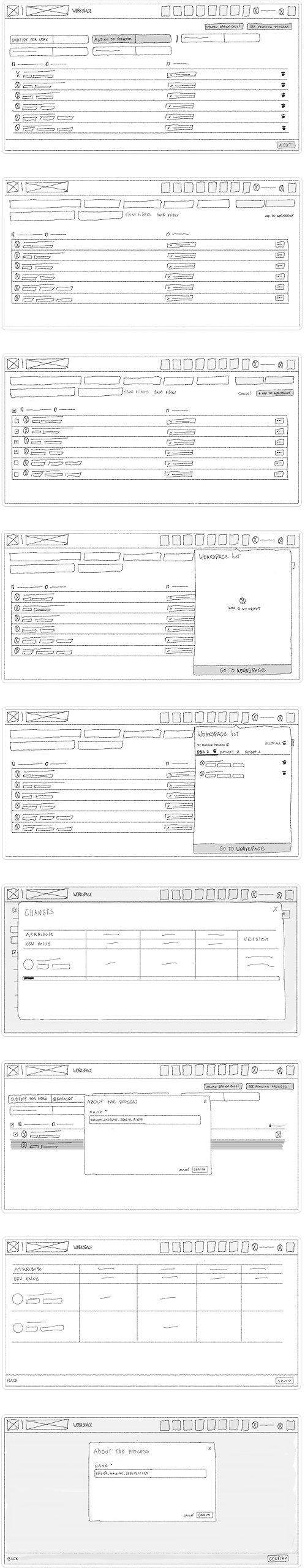 Workspace wireframe 1