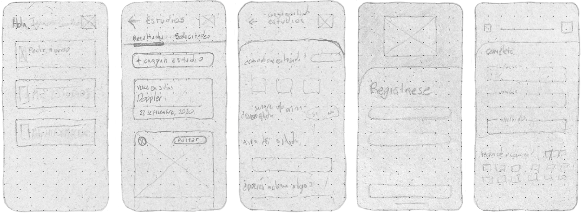 Wireframes Omnia PHR